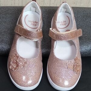 Stride Rite Sparkly Rose Gold Dress Shoes